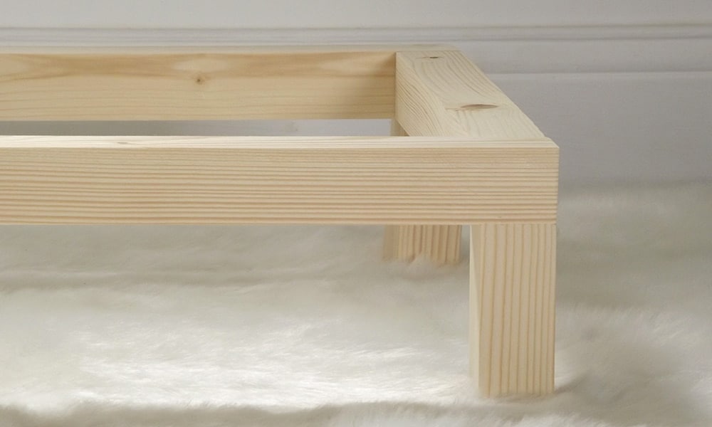 Les pieds, support double, pour les Mehliebox des meubles